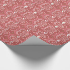Papel De Regalo Arte abstracto fractal rojo