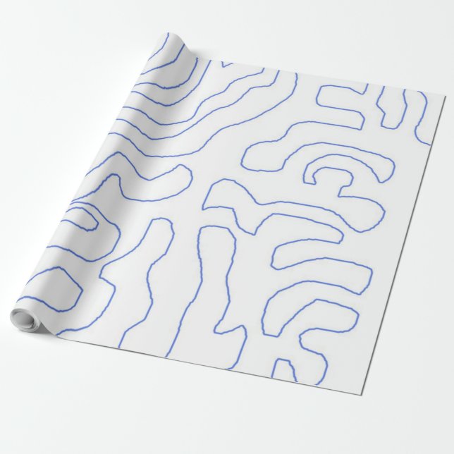 Papel De Regalo arte abstracto moderno (Desenrollado)