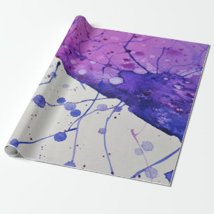 Papel De Regalo Arte de acuarela divertida