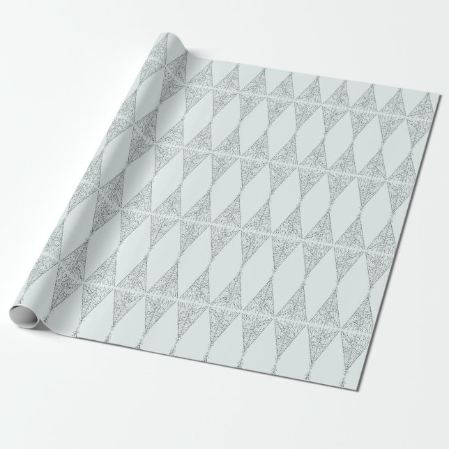 Papel De Regalo Arte de árbol de Navidad (Desenrollado)