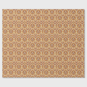 Papel De Regalo Arte de diseño de mandala de fuego de fénix espiri