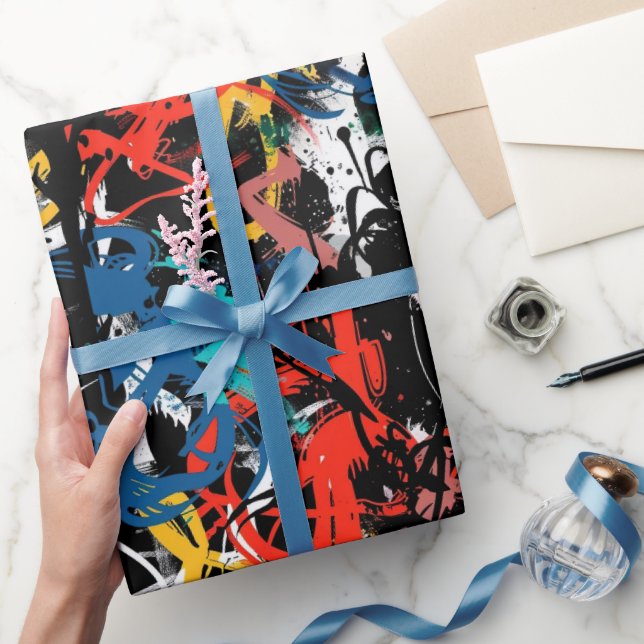 Papel De Regalo Arte de Grafiti (Regalar)