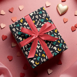 Papel De Regalo Arte de letras al azar alfabetas