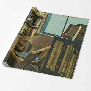 Papel De Regalo Arte de libros antiguos