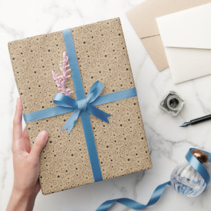 Papel De Regalo Arte de línea de remolino cósmico (Luz de corona s