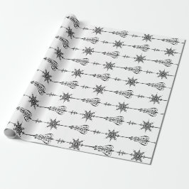 Papel De Regalo Arte de líneas de flecha vintage