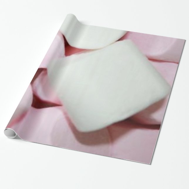 Papel De Regalo arte de marshmallow (Desenrollado)