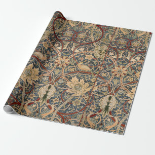 Papel De Regalo Arte de pájaros vintage de William Morris Bullersw