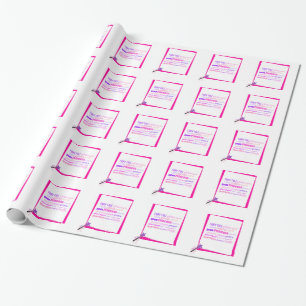 Papel De Regalo Arte de Palabras de Princesa