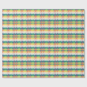 Papel De Regalo Arte de patrón de goteo de arcoíris abstracto líqu