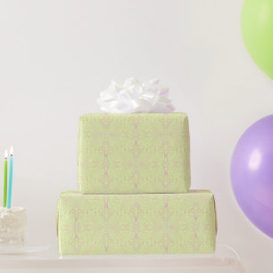 Papel De Regalo Arte de patrón de puntos de colores pastel y línea