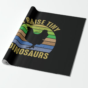 Papel De Regalo Arte de pollo crio dinosaurios pequeños