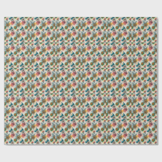 Papel De Regalo Arte de salpicaduras de pintura de girasol colorid