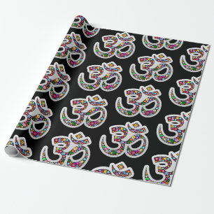 Papel De Regalo Arte de Símbolo Floral Namaste