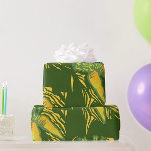 Papel De Regalo Arte de verduras de color de garganta fresco