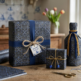 Papel De Regalo Arte Deco de Ámsterdam | Molinos de viento