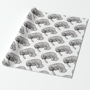 Papel De Regalo arte del manatee