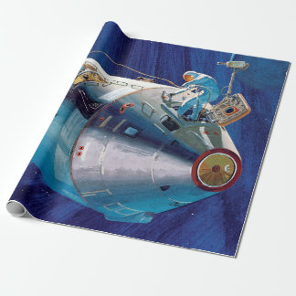 Papel De Regalo Arte del módulo de comando y servicio Apollo 15 de