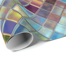 Papel De Regalo Arte en mosaico de Personalizable Stormy Skies