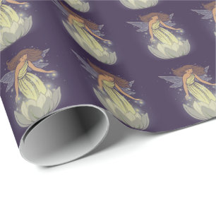 Papel De Regalo Arte Fantasma Fantasía en blanco