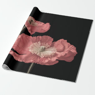 Papel De Regalo Arte fino floral de la vida todavía color pastel m