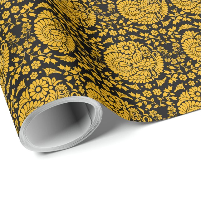 Papel De Regalo Arte folclórico de Eslovaquia (Esquina del rollo)