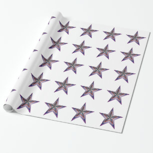 Papel De Regalo arte geométrico abstracto de estrella