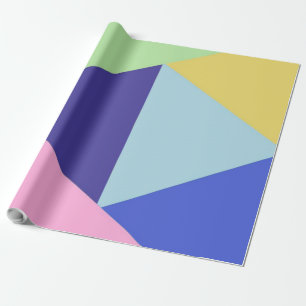 Papel De Regalo arte geométrico multicolor