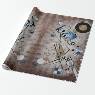 Papel De Regalo Arte moderno de los mediados de siglo abstractos