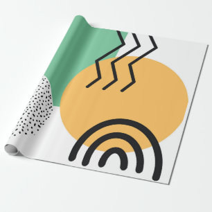 Papel De Regalo Arte Moderno de Mid Century 