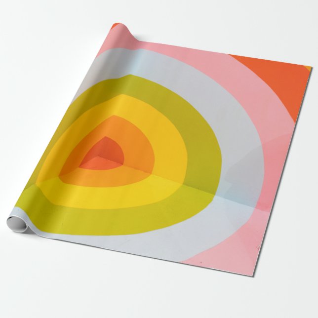 Papel De Regalo Arte mural multicolor (Desenrollado)