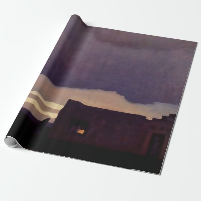 Papel De Regalo Arte occidental “Tarde” de Maynard Dixon (Desenrollado)