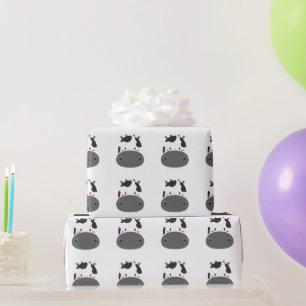 Papel De Regalo Arte para niños de cumpleaños de vacas