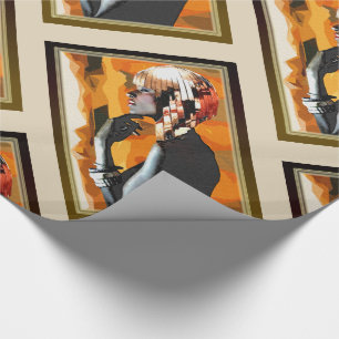 Papel De Regalo Arte pop afrocéntrico 