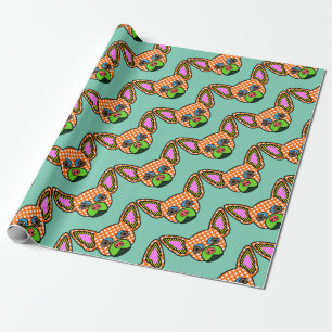 Papel De Regalo Arte pop de la chihuahua