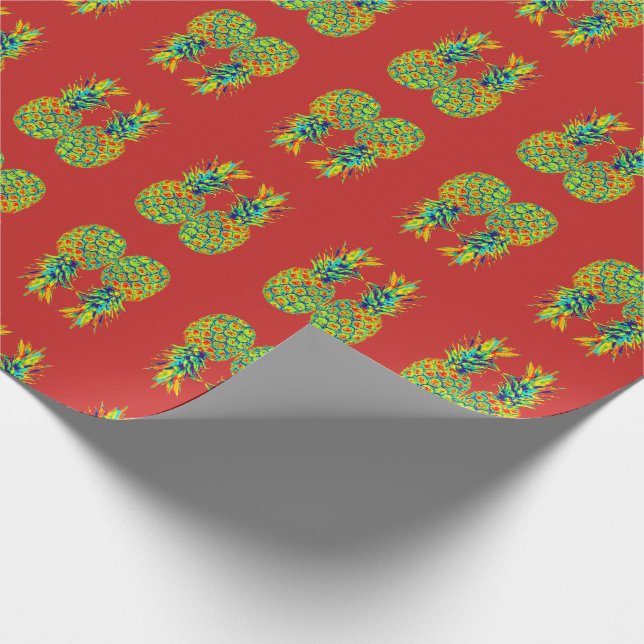 Papel De Regalo Arte Pop Piña (Esquina)