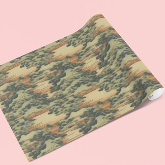 Papel De Regalo Arte Ukeiyoddim de estilo japonés - Paisaje japoné