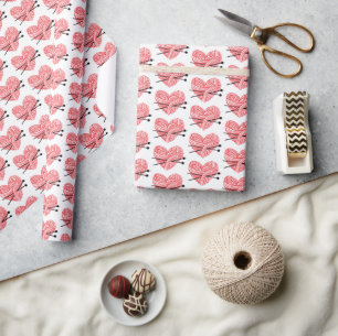 Papel De Regalo Artes del corazón del hilado + Agujas que hacen