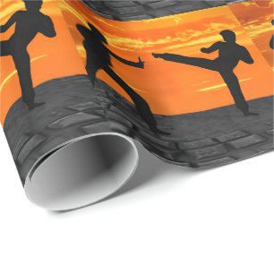 Papel De Regalo Artes Marciales Regalo
