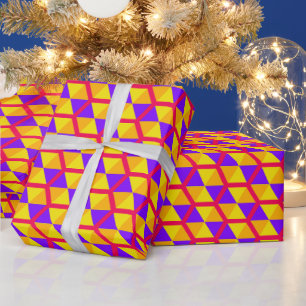 Papel De Regalo Artesanal Sofisticado Navideño Radiante y Audaz