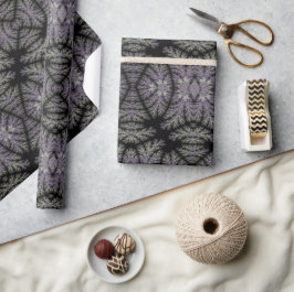 Papel De Regalo Artesanía del patrón de naftalina de lavanda de la