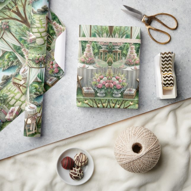 Papel De Regalo Artesanía o regalo de bodas elegante (Artesanía)