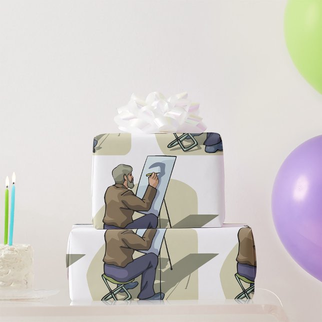 Papel De Regalo Artista En El Trabajo (Subido por el creador)