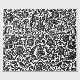 Papel de regalo artístico "Botánico monocromo"