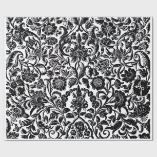 Papel de regalo artístico "Botánico monocromo"