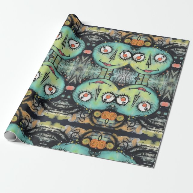 Papel De Regalo ArtLady 10 Encantadora y angustiada (Desenrollado)