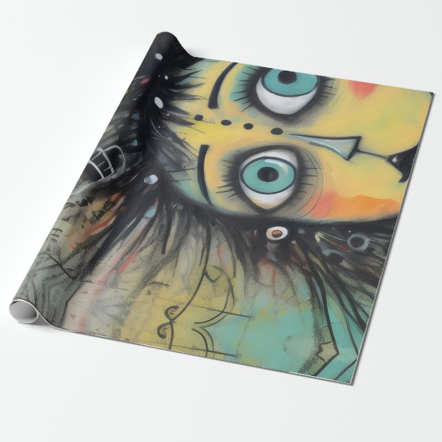 Papel De Regalo ArtLady 12 Encantadora y angustiada (Desenrollado)