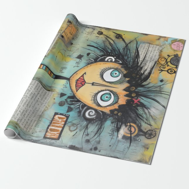 Papel De Regalo ArtLady 21 Encantador y afligido (Desenrollado)