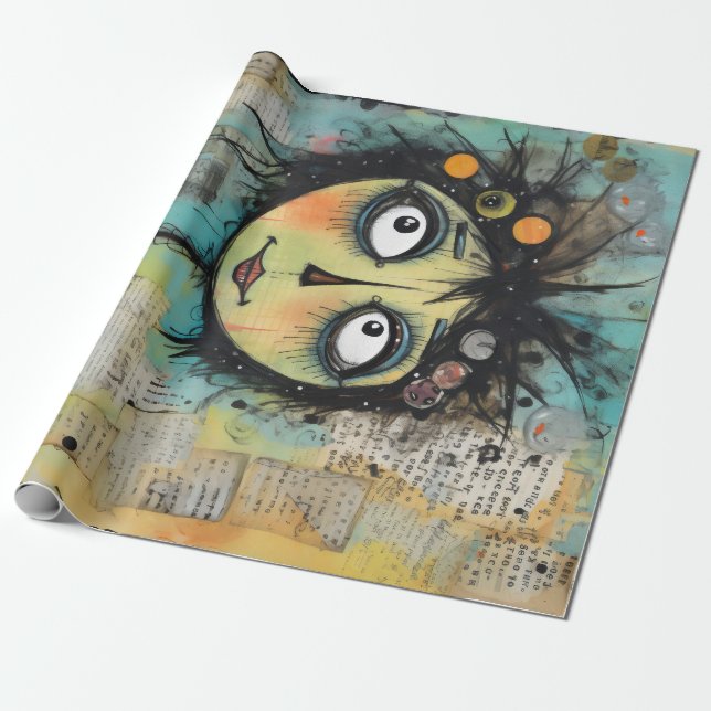 Papel De Regalo ArtLady 22 Encantador y afligido (Desenrollado)