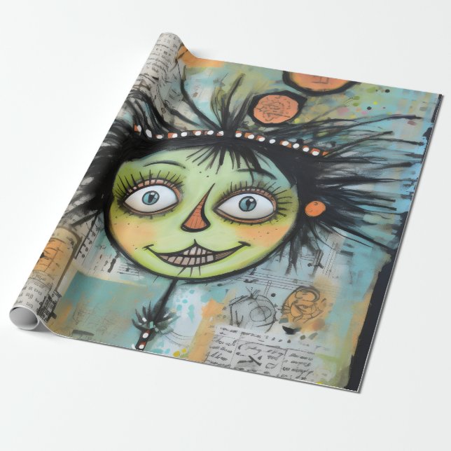 Papel De Regalo ArtLady 23 Encantador y afligido (Desenrollado)